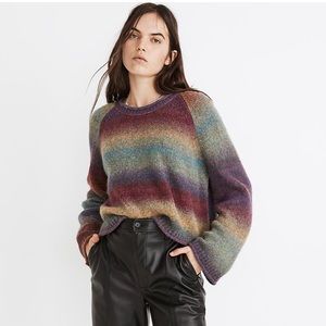 MADEWELL space-dye dodworth pullover sweater